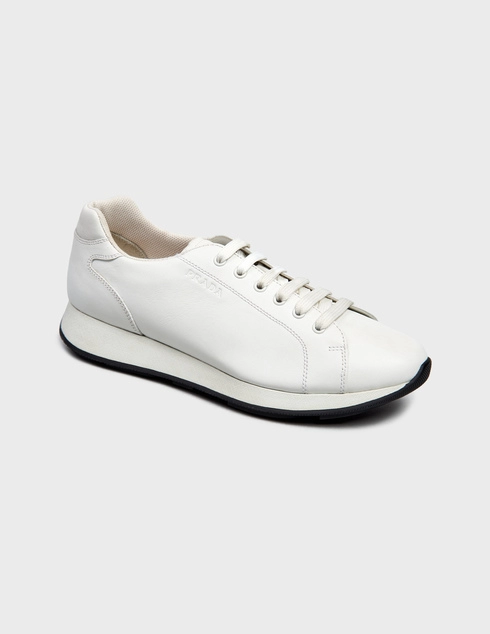 белые Кроссовки Prada 4E3248-Bianco_white