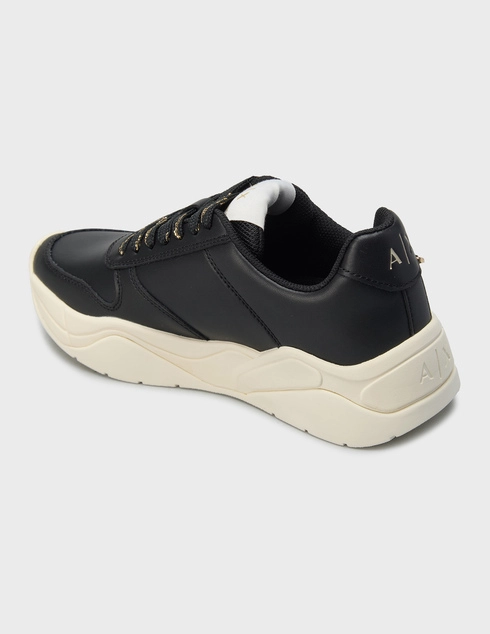 женские черные Кроссовки Armani Exchange XW001617-AF17443-MC005_black - фото-2