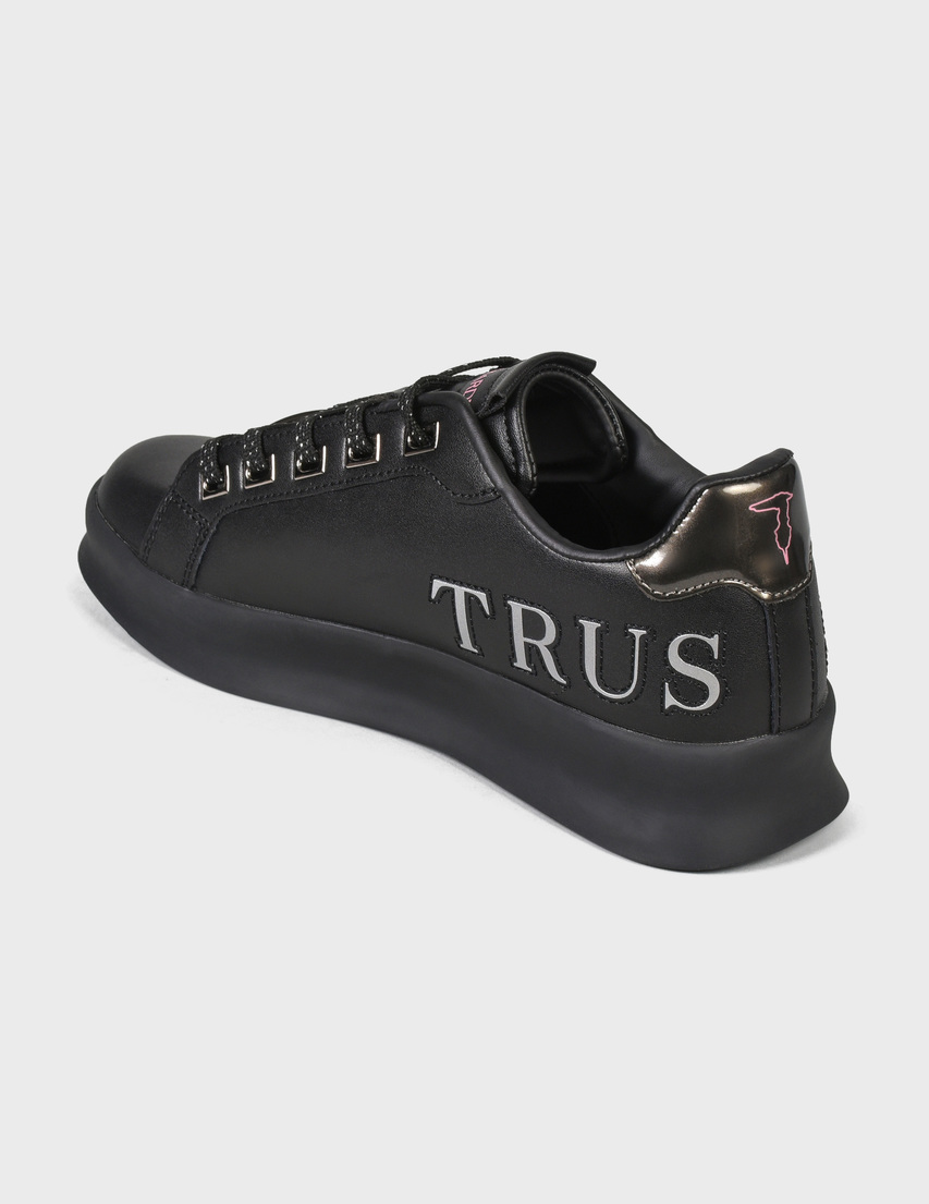 женские черные Кеды Trussardi AGR-79A007009Y099998-K313 - фото-2