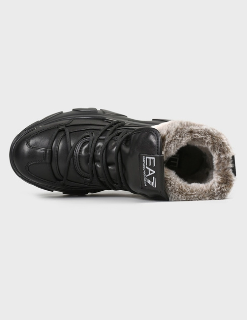 черные женские Ботинки Ea7 Emporio Armani 001-277-black 7164 грн