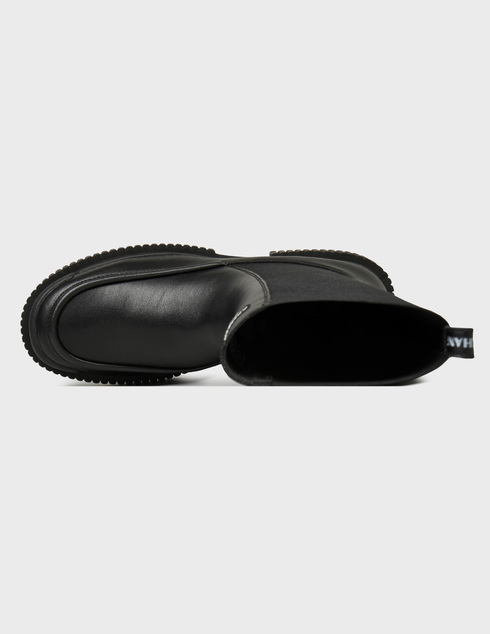 женские черные кожаные Ботинки Armani Exchange AGR-XDN027XV747-K001_black - фото-5