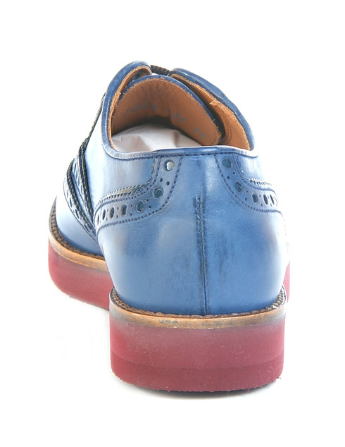 женские синие Туфли Fratelli Rossetti 74801blue - фото-2
