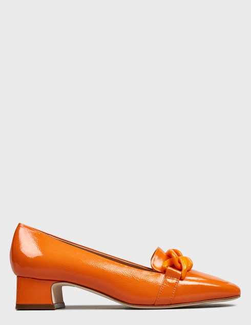 женские оранжевые лакированные Лоферы Fabio Rusconi Mirta_orange - фото-5
