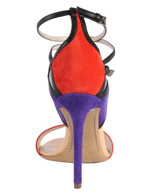 женские многоцветные Босоножки Etro S13044 - фото-2