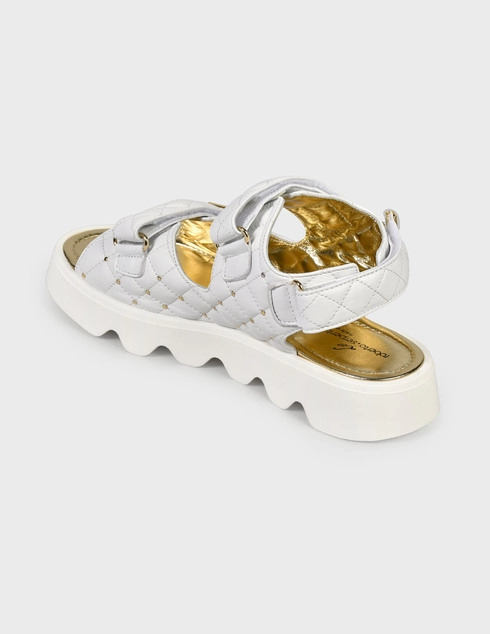 женские белые Босоножки Roberto Serpentini AGR-8313-white - фото-2