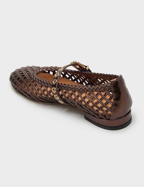женские коричневые Балетки Evaluna 1564_brown - фото-2