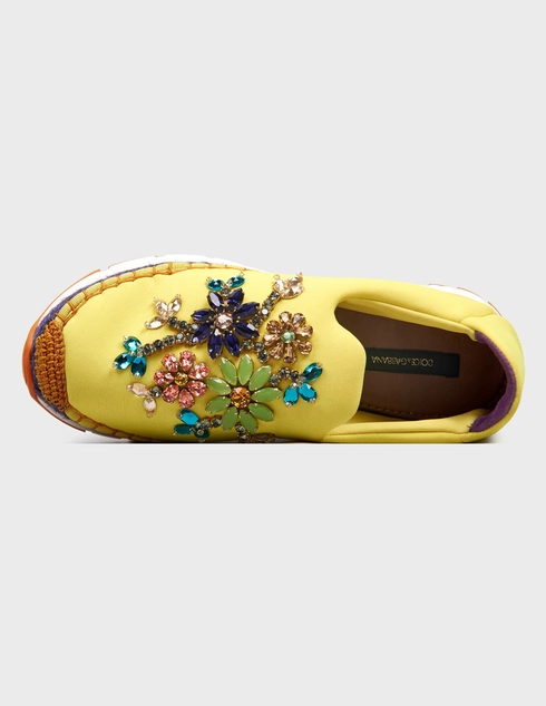 желтые женские Кроссовки Dolce & Gabbana CE0070-Yellow 18896 грн