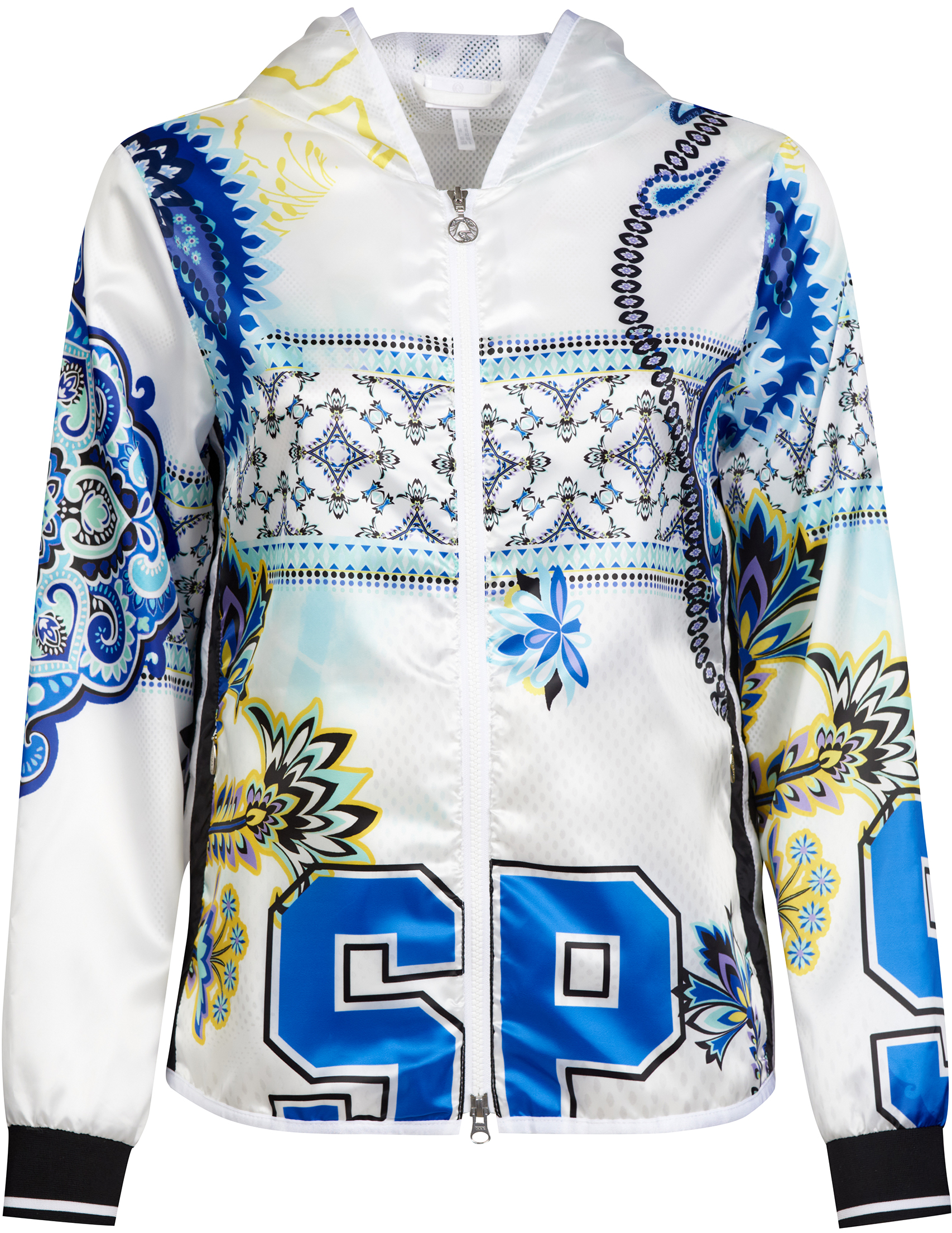 

Куртка, Белый;синий;принт