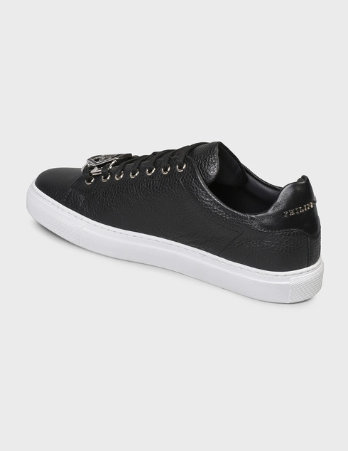мужские черные Кеды Philipp Plein 2821-black - фото-2
