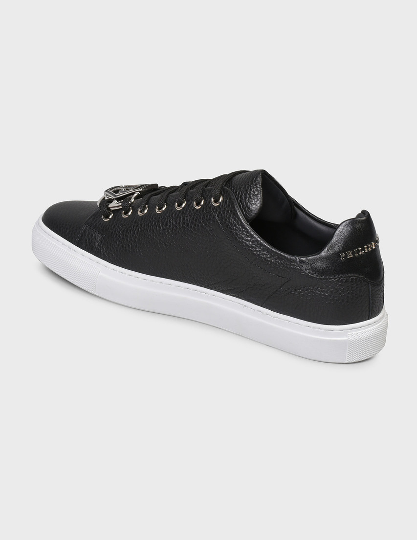 мужские черные Кеды Philipp Plein 2821-black - фото-2