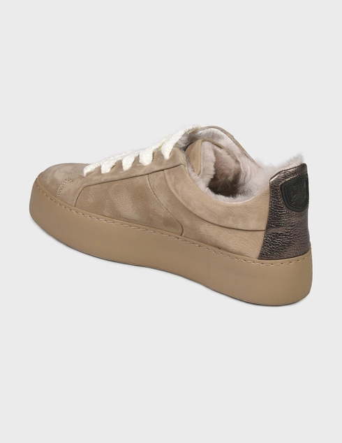 женские бежевые Кеды Camerlengo M16114MORBTA647-taupe_beige - фото-2