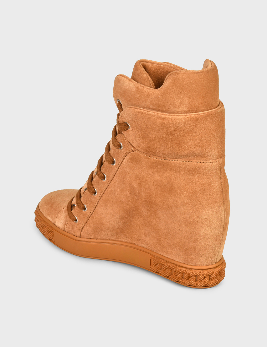 женские коричневые Сникерсы Casadei CAS-5539-brown - фото-2