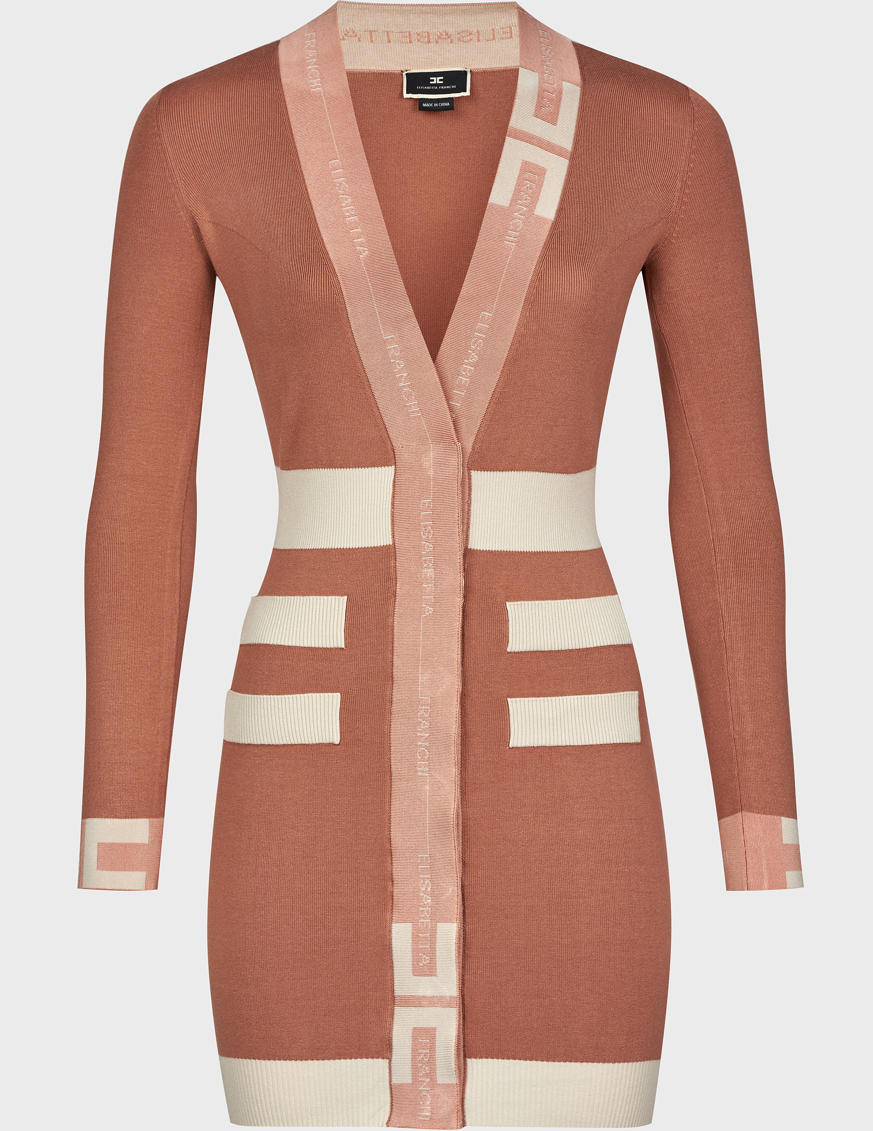 

Платье, Бежевый;коричневый