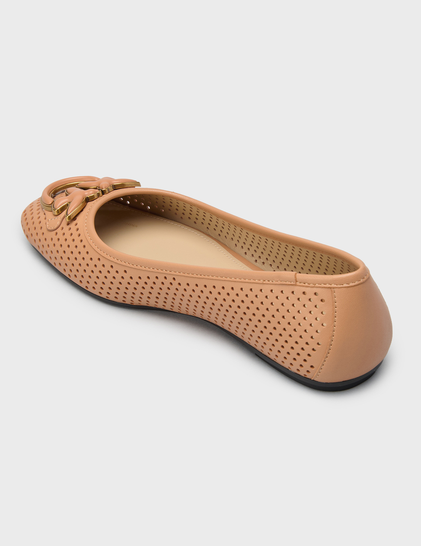 женские бежевые Балетки Pinko AGR-SD0457P003-Q61 - фото-2