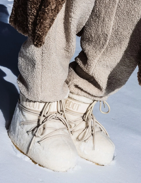 бежевые Полусапоги Moon Boot ws381_beige размер - 36-38; 39-41