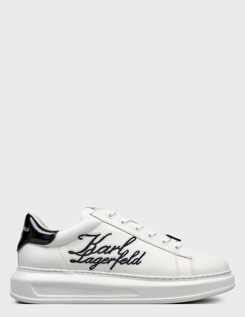 мужские белые кожаные Кеды Karl Lagerfeld 855010-541470-10_white - фото-5