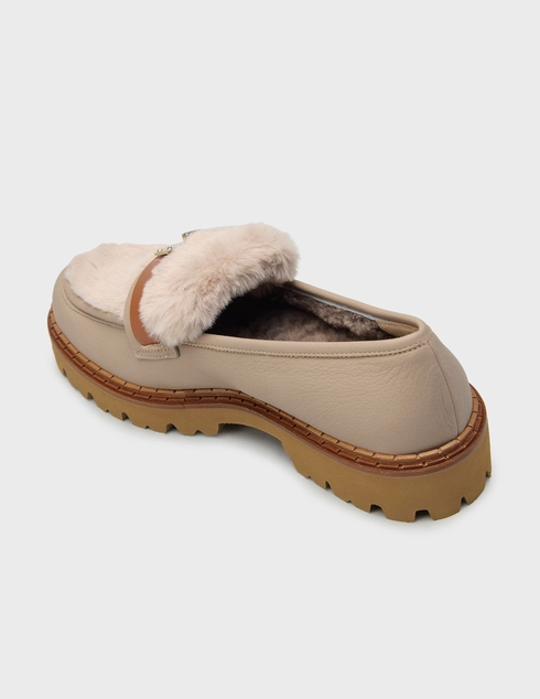 женские бежевые Лоферы Marino Fabiani 1096_beige - фото-2