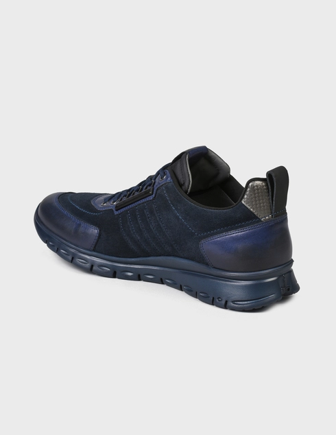мужские синие Кроссовки Cesare Paciotti 6994-blue - фото-2