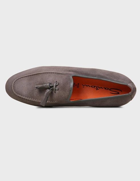 серые мужские Лоферы Santoni SMCHG17216LA3USHVG45-gray 14690 грн