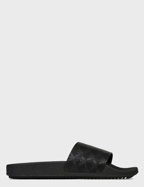 мужские черные кожаные Шлепанцы Emporio Armani X4P114XF622-00002 - фото-5