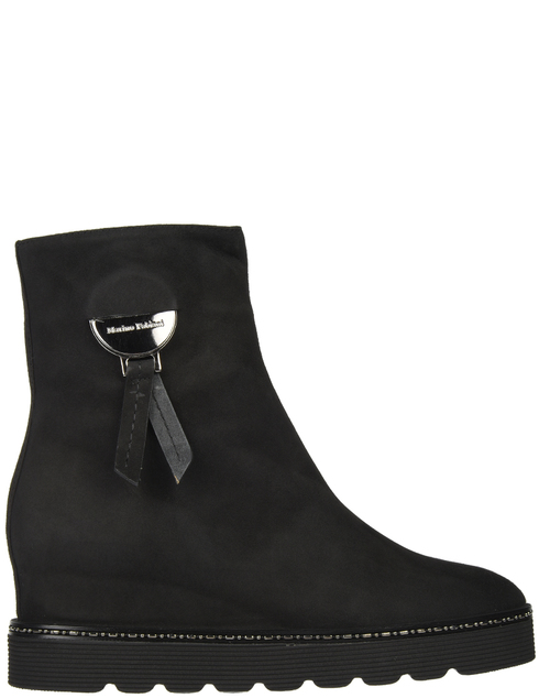 женские черные замшевые Ботинки Marino Fabiani 5073_black - фото-5