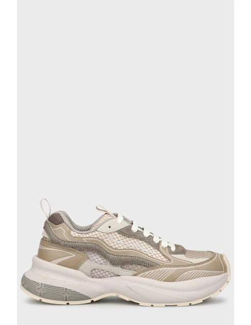 женские бежевые текстильные Кроссовки Emporio Armani EMPORIO_ARMANI_11448 - фото-5