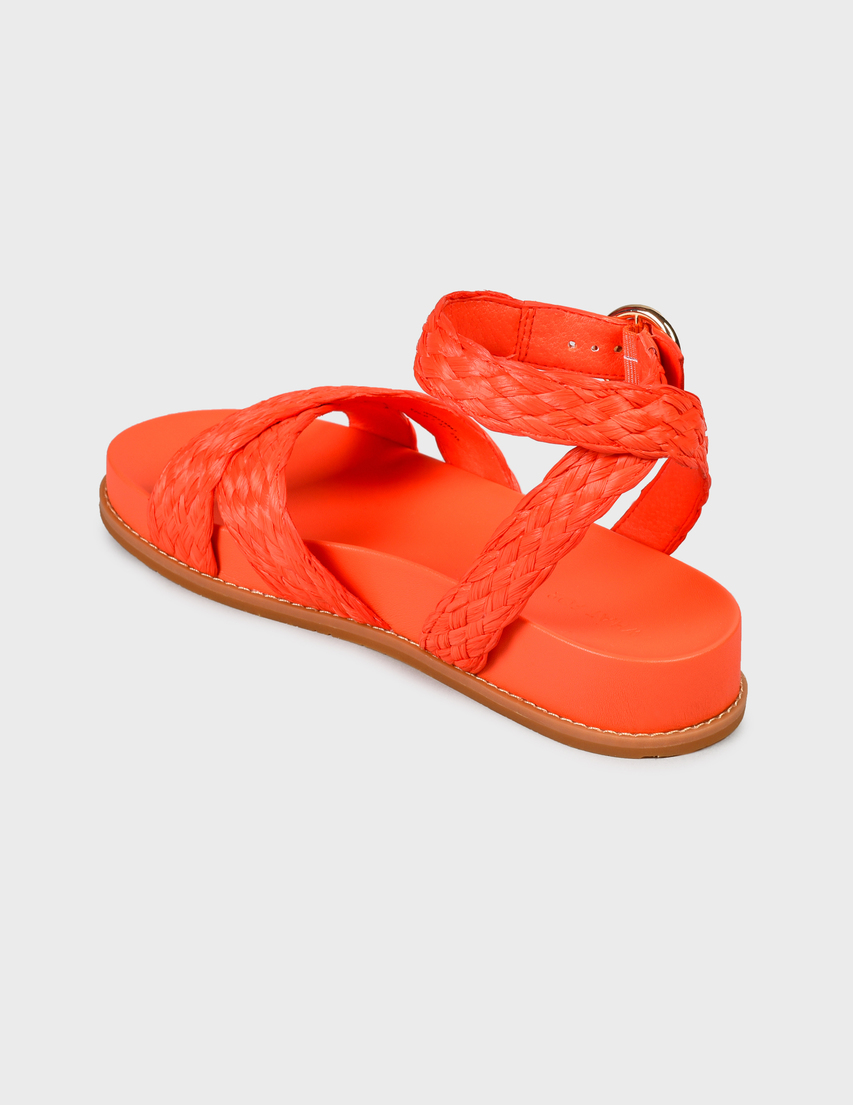 женские коралловые Босоножки What For SS21WF155_PINK - фото-2