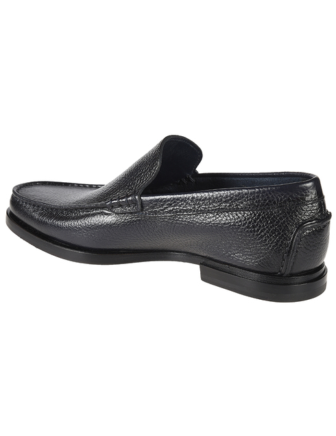 мужские черные Туфли Santoni S15539_black - фото-2