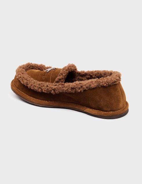 женские коричневые Лоферы Casadei 213_brown - фото-2