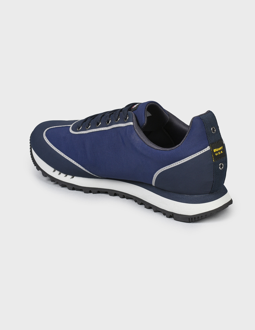мужские синие Кроссовки Blauer 06-NYL-blue - фото-2