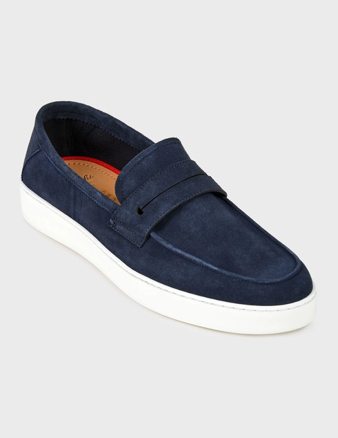 синие Лоферы Fabi 9783З-blunotte-blue