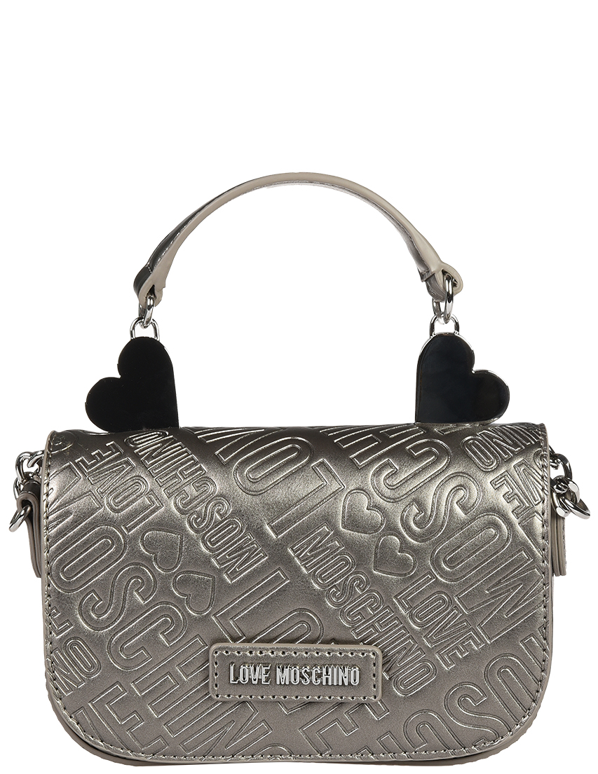 Женская сумка Love Moschino 4244-К-logo_silver