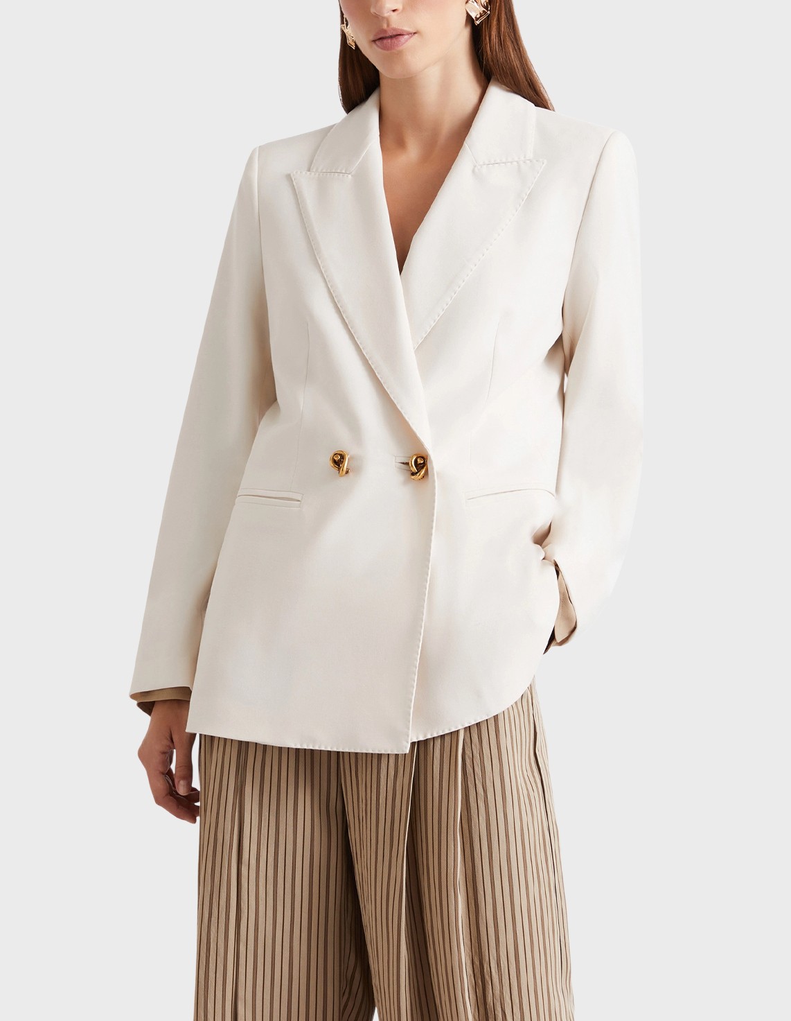 

Пиджак, Белый;молочный