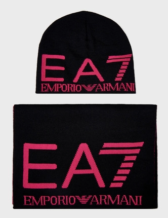 EA7 EMPORIO ARMANI набор шапка и шарф
