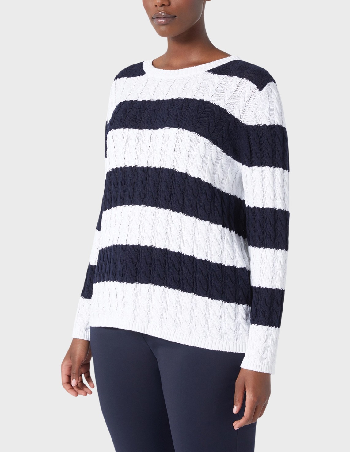 

Свитер, Белый;синий