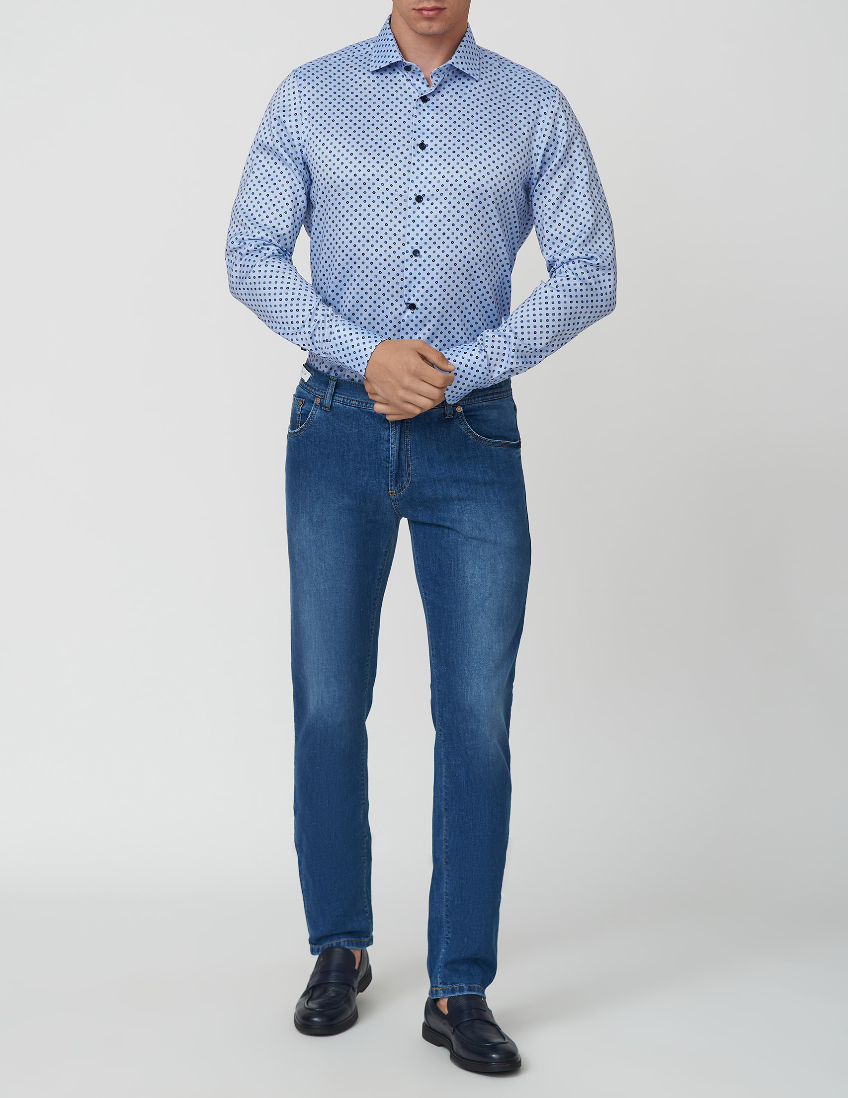 

Джинсы, Голубой