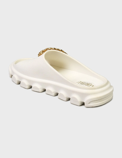 женские белые Шлепанцы Loriblu 3EGUM033-9535 - фото-2