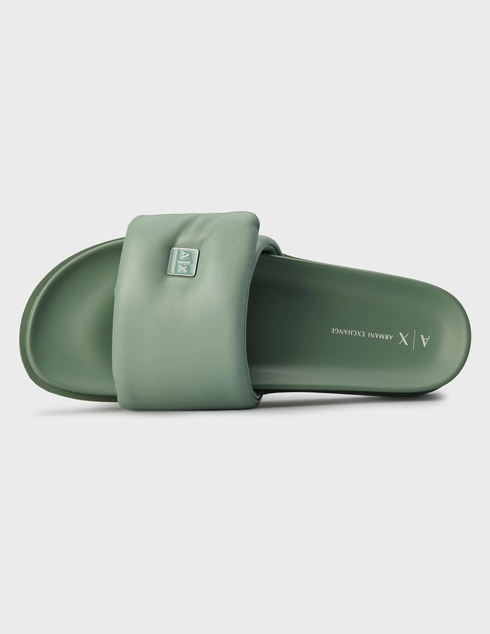 зеленые женские Шлепанцы Armani Exchange XDP061XV926-01817_green 8424 грн