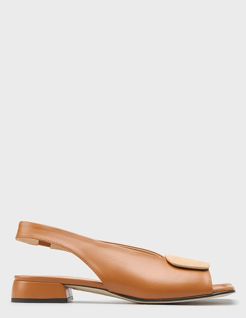 женские коричневые кожаные Сандалии Mot-Cle 3195_brown - фото-5