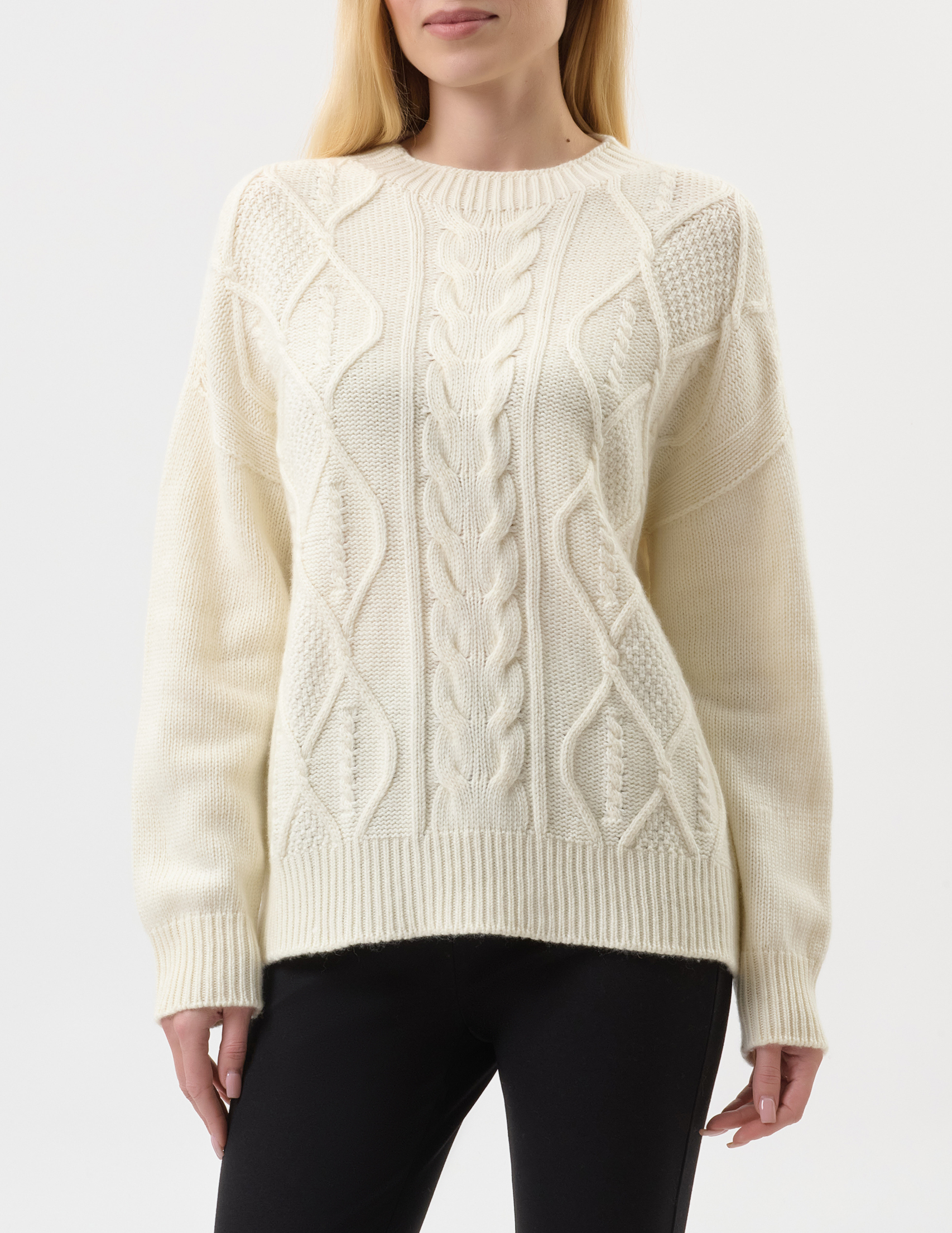 

Свитер, Белый;молочный