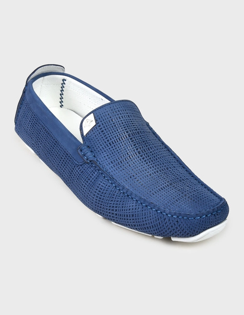 голубые Мокасины Luca Guerrini 10791NB-denim-blue