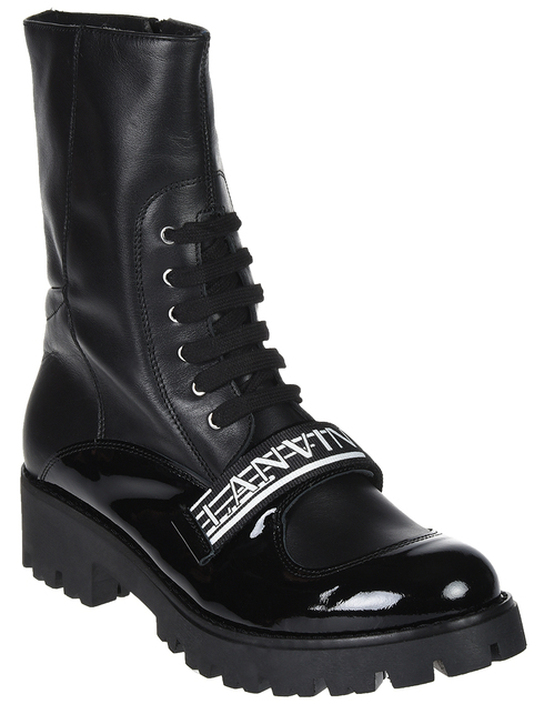 черные Ботинки Lanvin Paris 62141-logo_black