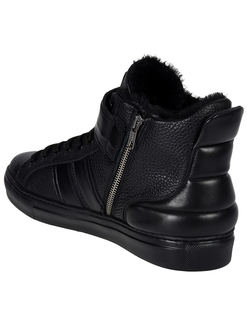 мужские черные Кеды Roberto Cavalli AGR-8302-black - фото-2