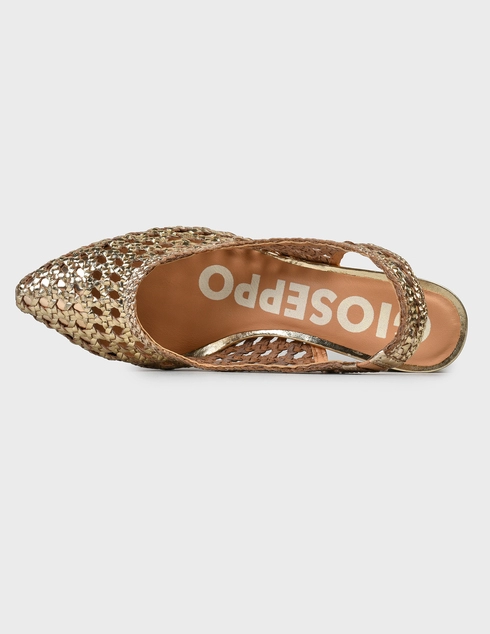 золотые женские Босоножки Gioseppo 58337-gold-gold 3360 грн