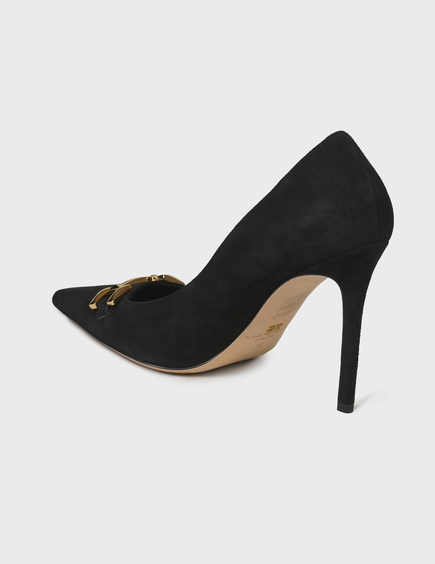 женские черные Туфли Elisabetta Franchi SA-21B-26E2-V440-110 - фото-2