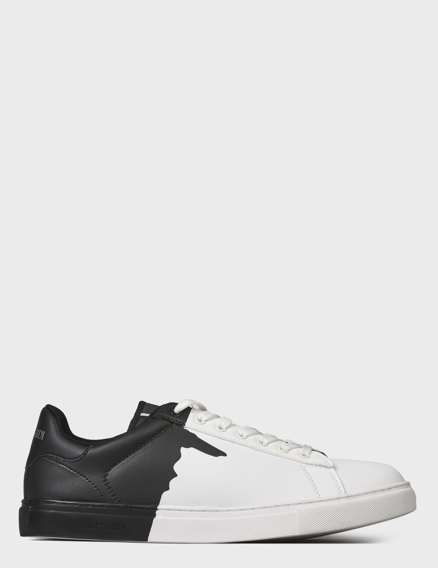 мужские белые Кеды Trussardi 00415_white - фото-2