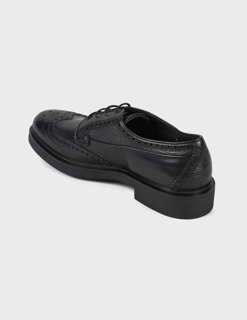 мужские черные Броги Fabi 351-black - фото-2