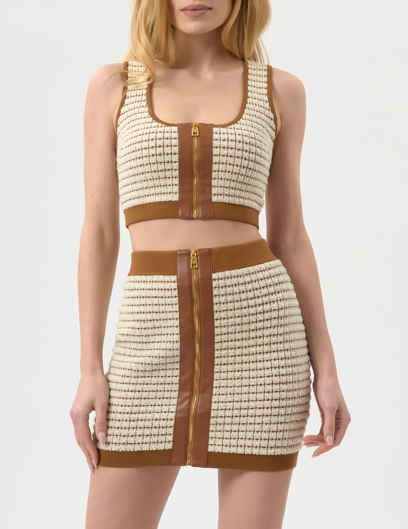 

Топ, Бежевый;молочный