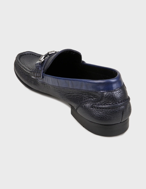 мужские синие Лоферы Roberto Serpentini 4506-blue - фото-2