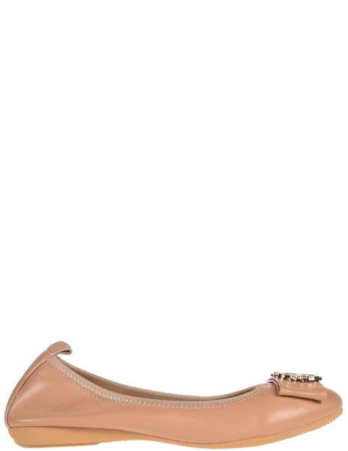 женские бежевые кожаные Балетки Gianni Renzi 1084_beige - фото-5